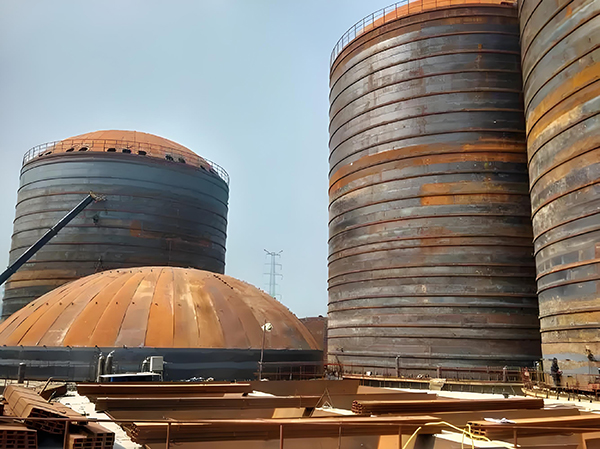 绥德焦粉钢板仓